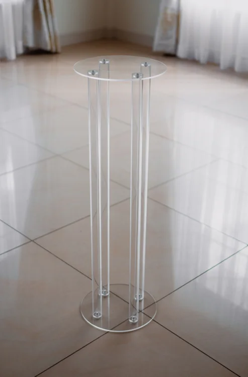 Stojak na kwiaty transparentny 90cm