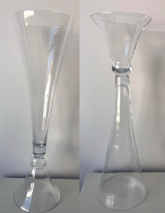 Wazon szklany 90 cm